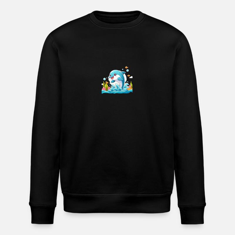 Dauphin Cartoon 2 - Sweat bio ROLLER Stanley/Stella Unisexe - noir