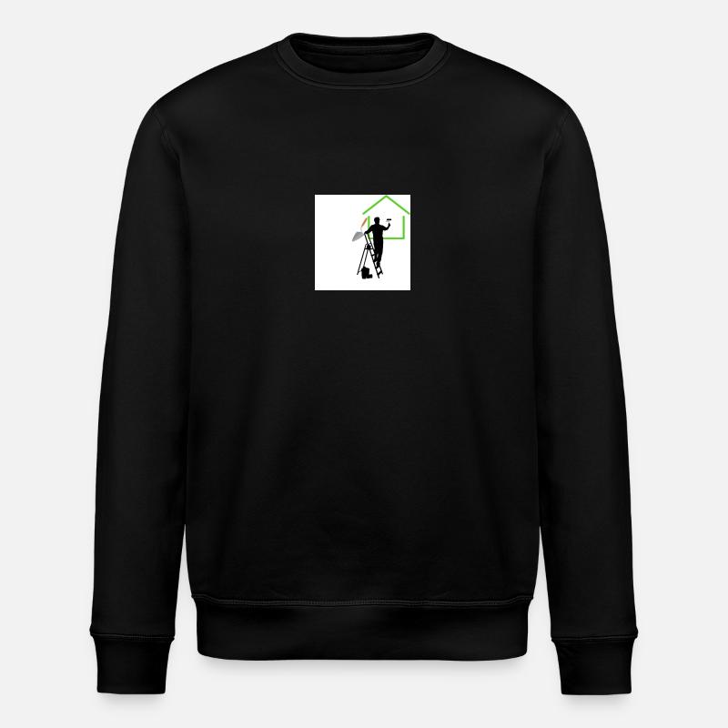 Homme sur escabeau - Sweat bio ROLLER Stanley/Stella Unisexe - noir