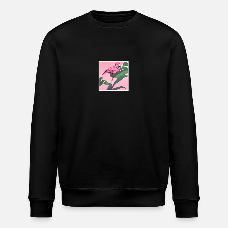 Flamingo#2 - Stanley/Stella Unisex Bio-Sweatshirt ROLLER - Schwarz