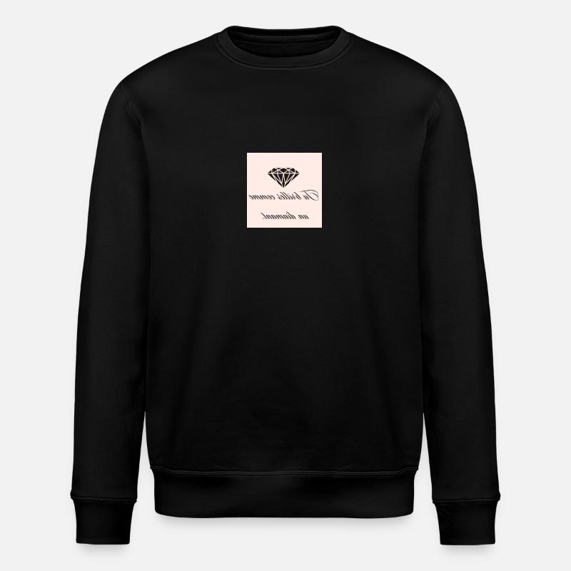 Abmessungen spiegeln - Stanley/Stella Unisex Bio-Sweatshirt ROLLER - Schwarz