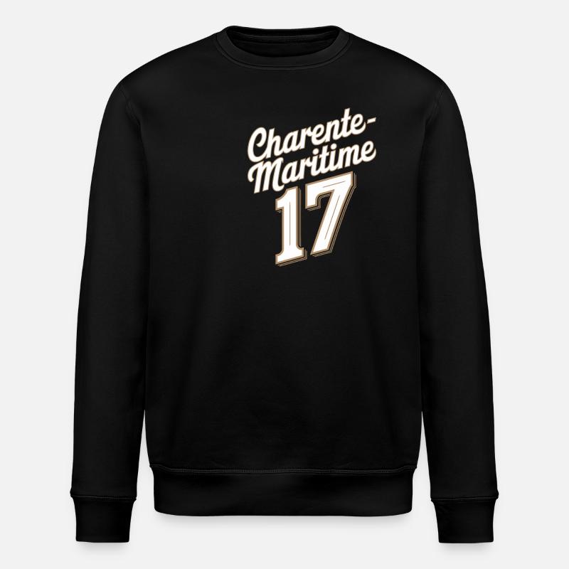 Charente-Maritime 17 - Sweat bio ROLLER Stanley/Stella Unisexe - noir