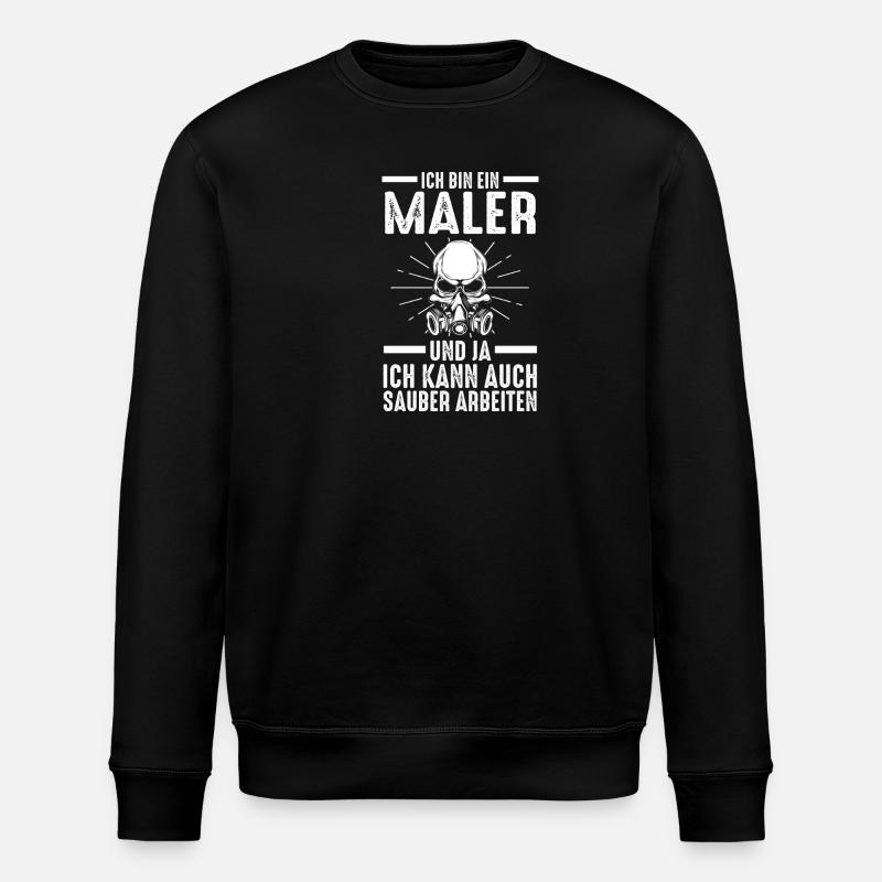 Master Painter Journeyman Painter - Stanley/Stella ROLLER Unisex Organic Sweatshirt - black