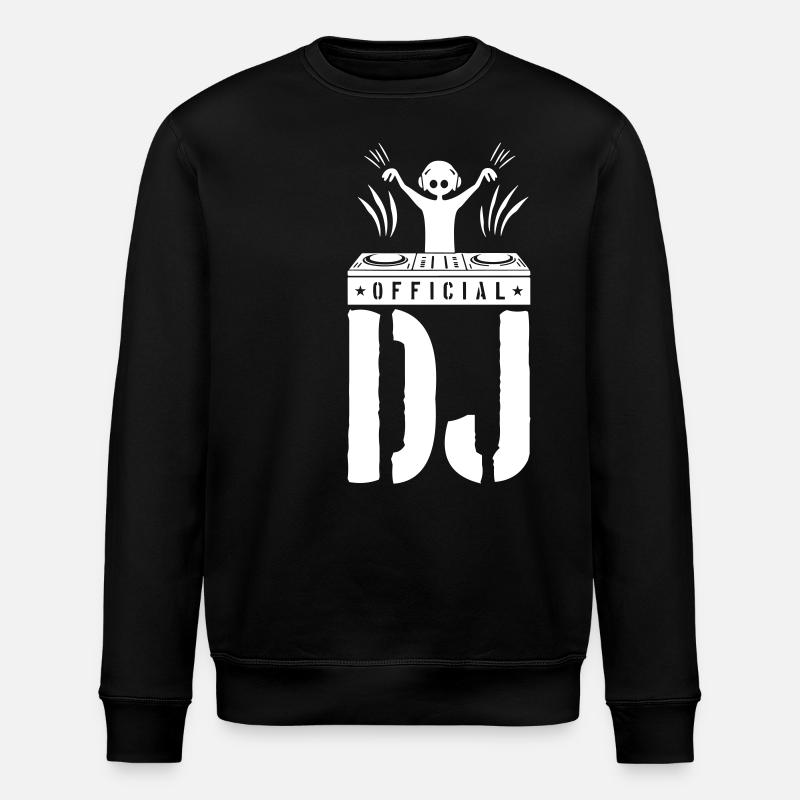 DJ Spruch Platines vinyles - Sweat bio ROLLER Stanley/Stella Unisexe - noir