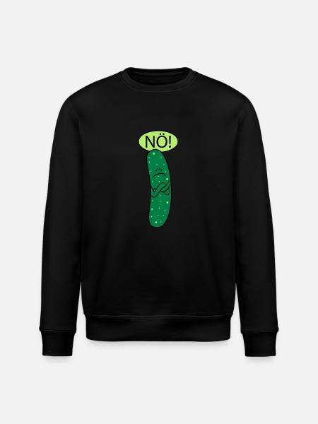 Saure Gurke (b) - Stanley/Stella Unisex Bio-Sweatshirt ROLLER - Schwarz