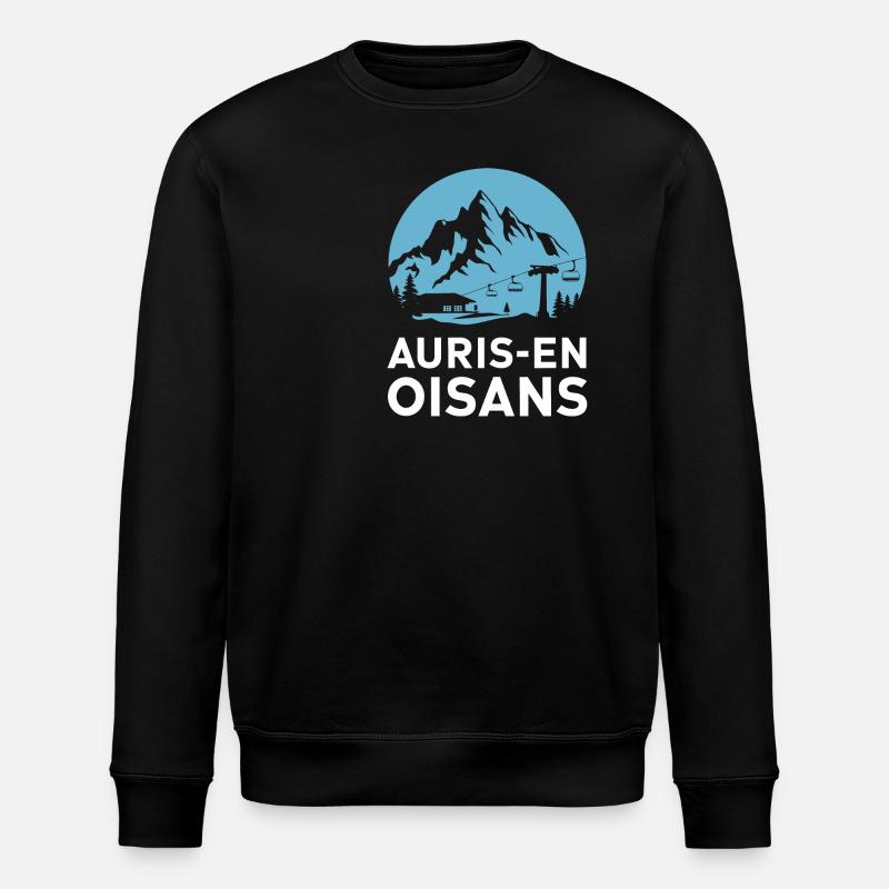 Auris-en-Oisans - Sweat bio ROLLER Stanley/Stella Unisexe - noir