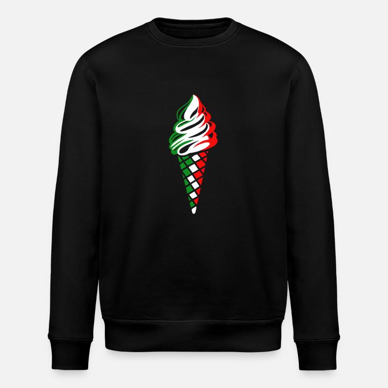 glace à l'italienne - Sweat bio ROLLER Stanley/Stella Unisexe - noir