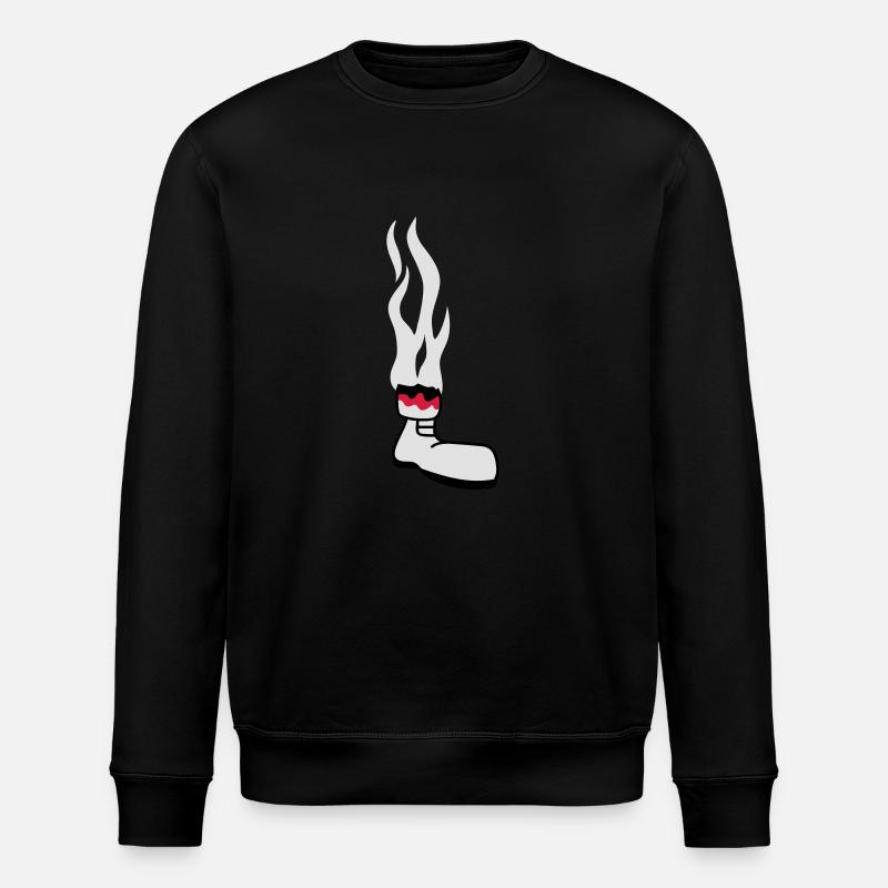 Burned Feet - Stanley/Stella Unisex Bio-Sweatshirt ROLLER - Schwarz