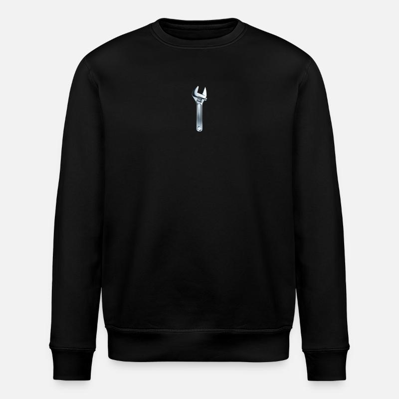 Schraubenschlüssel - Stanley/Stella Unisex Bio-Sweatshirt ROLLER - Schwarz