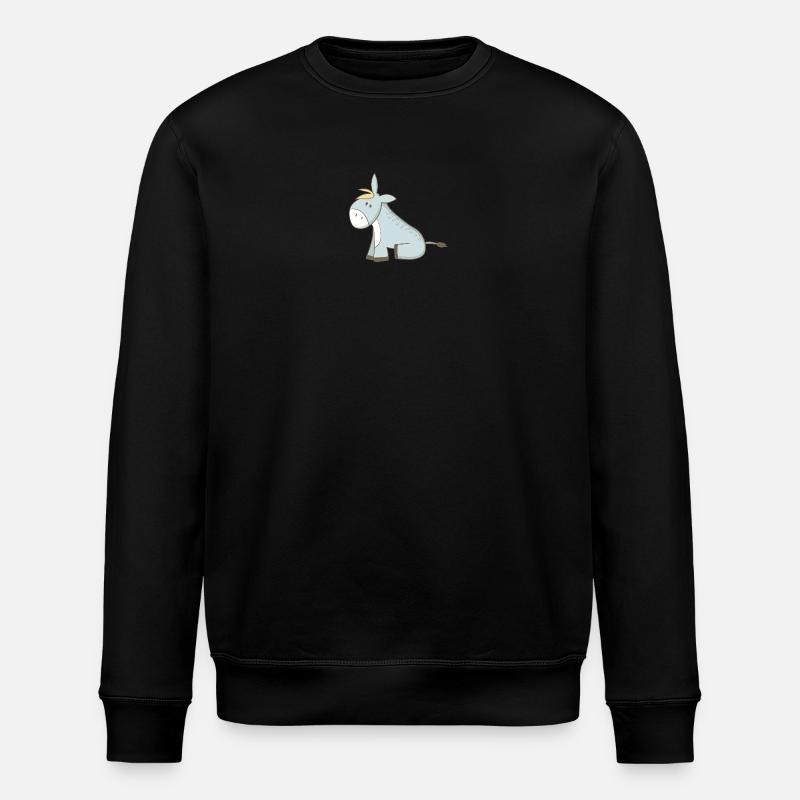 Esel - Stanley/Stella Unisex Bio-Sweatshirt ROLLER - Schwarz
