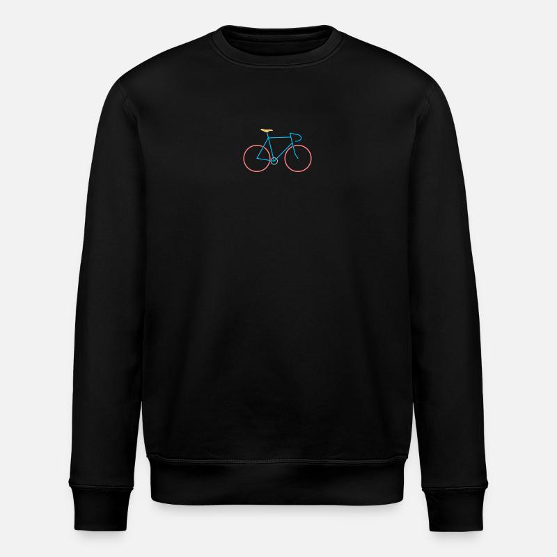 Rennrad rot blau - Stanley/Stella Unisex Bio-Sweatshirt ROLLER - Schwarz