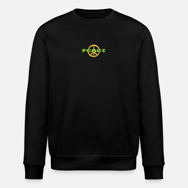 Friede, Freude, Eierkuchen - Stanley/Stella Unisex Bio-Sweatshirt ROLLER - Schwarz