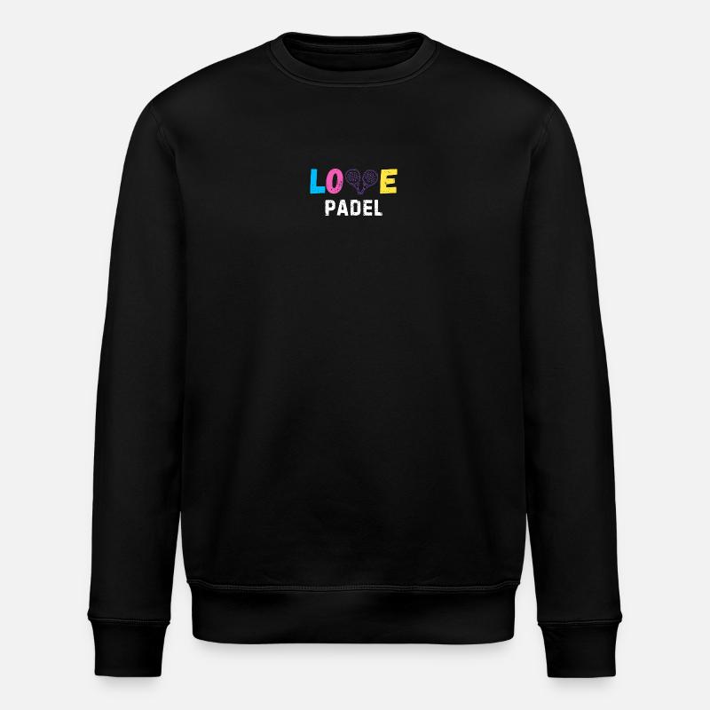Padel-Liebe - Stanley/Stella Unisex Bio-Sweatshirt ROLLER - Schwarz