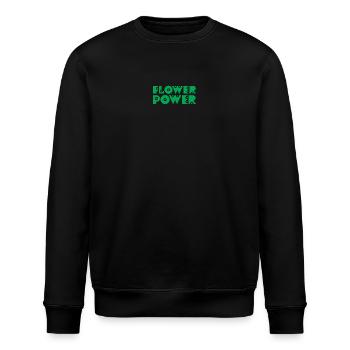 LE POUVOIR DES FLEURS - Sweat bio ROLLER Stanley/Stella Unisexe - noir - Devant - Nik (191cm)