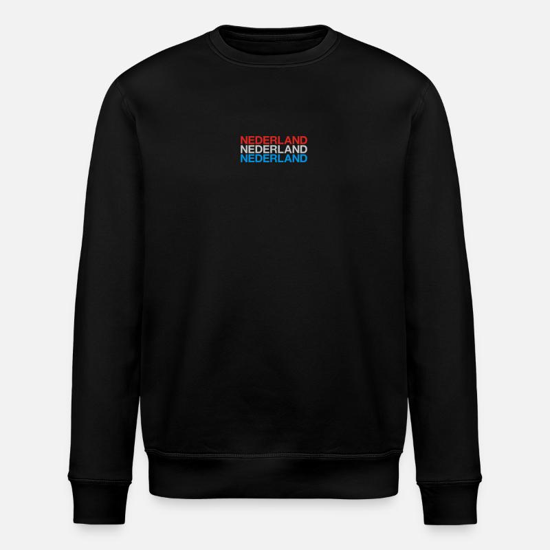 NIEDERLANDE Nederland Netherlands Holland - Stanley/Stella Unisex Bio-Sweatshirt ROLLER - Schwarz