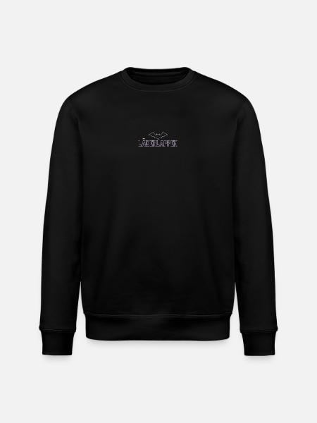 Lila Bat Neon Schriftdesign - Stanley/Stella Unisex Bio-Sweatshirt ROLLER - Schwarz