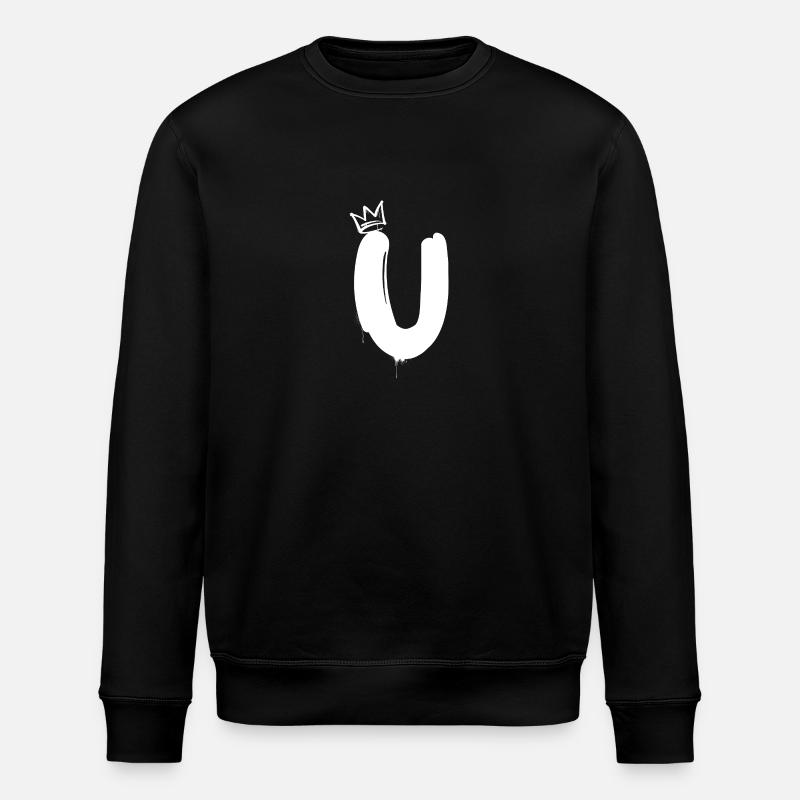 U - Sweat bio ROLLER Stanley/Stella Unisexe - noir
