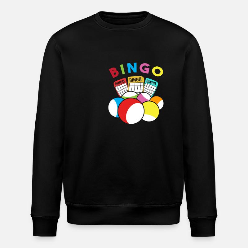 Bingo - Stanley/Stella Unisex Bio-Sweatshirt ROLLER - Schwarz