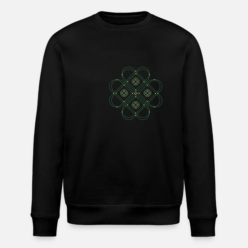 Cloverleaf - Stanley/Stella ROLLER Unisex Organic Sweatshirt - black