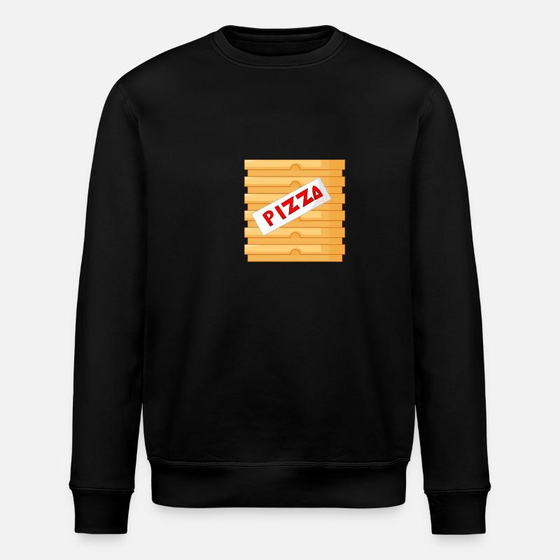 Pizza Pizza Box Pizza Supplier - Stanley/Stella ROLLER Unisex Organic Sweatshirt - black