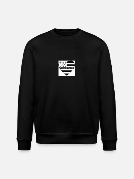 Coeur de Breizh - Sweat bio ROLLER Stanley/Stella Unisexe - noir