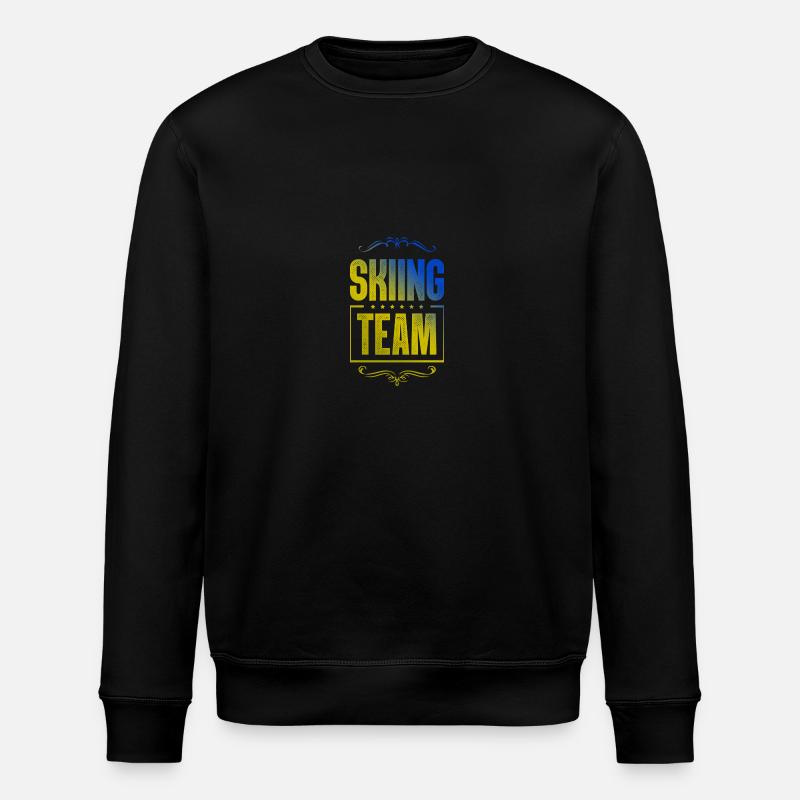 Skiing Crew - Stanley/Stella Unisex Bio-Sweatshirt ROLLER - Schwarz