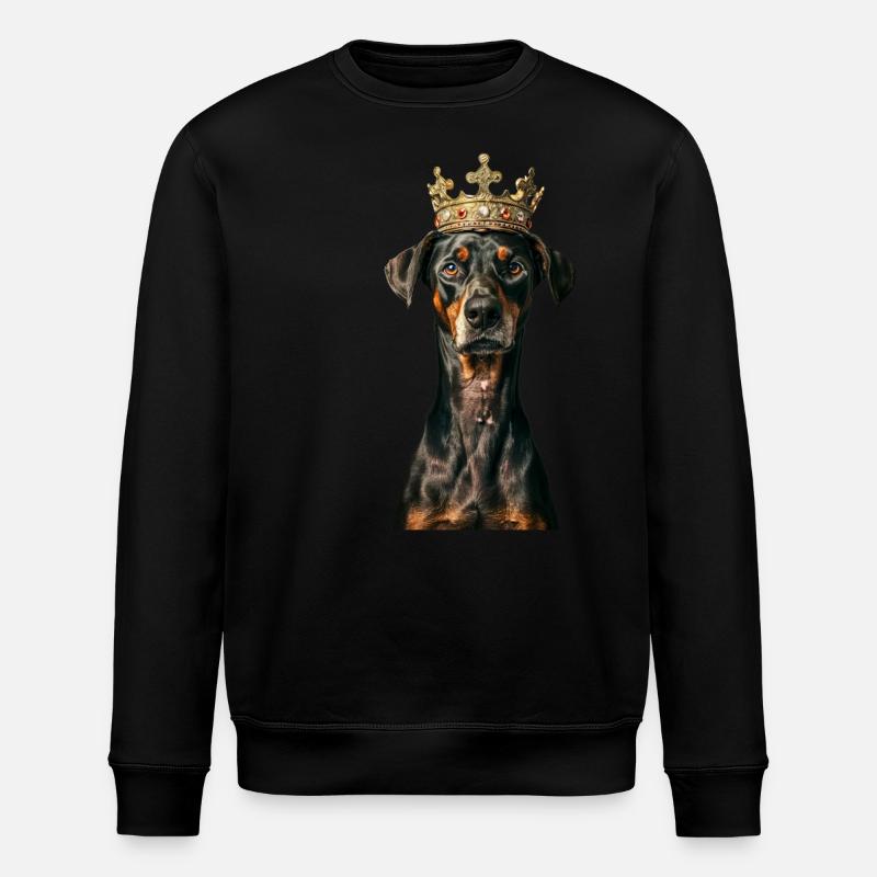 Doberman - Stanley/Stella ROLLER Unisex Organic Sweatshirt - black