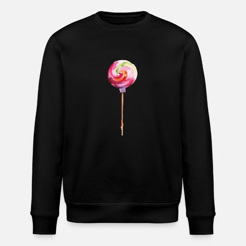 lollipop - Stanley/Stella ROLLER Unisex Organic Sweatshirt - black