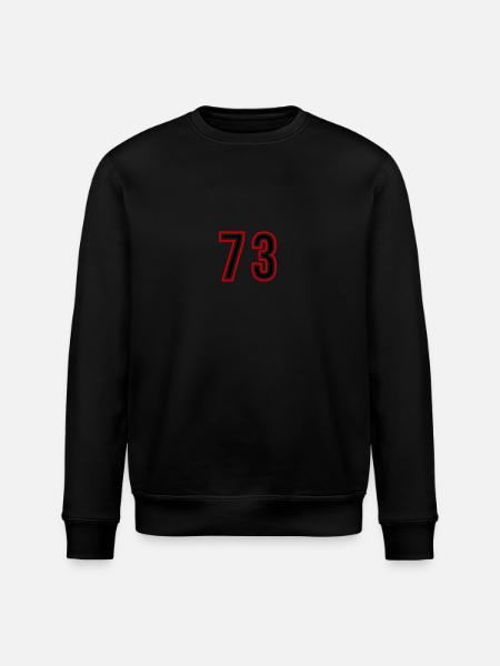73 Number Years Jersey - Stanley/Stella ROLLER Unisex Organic Sweatshirt - black