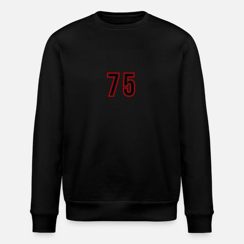 Maillot 75 Nombre d’années - Sweat bio ROLLER Stanley/Stella Unisexe - noir