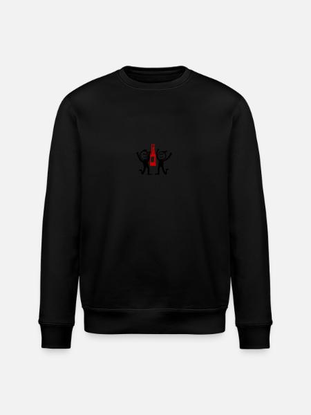 Junggesellenabschied Team Strichmännchen - Stanley/Stella Unisex Bio-Sweatshirt ROLLER - Schwarz