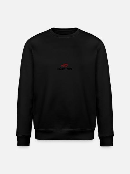 Dog Dad - Stanley/Stella ROLLER Unisex Organic Sweatshirt - black