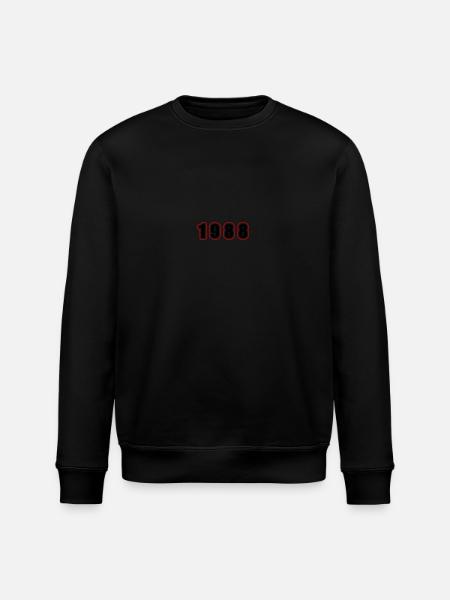 1988 Year Birthday - Stanley/Stella ROLLER Unisex Organic Sweatshirt - black
