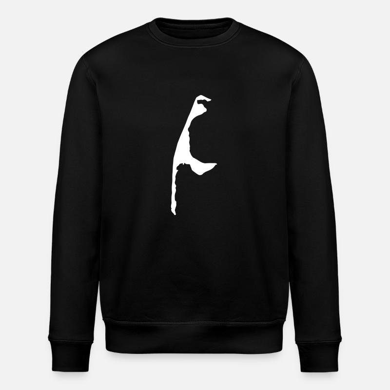 Sylt Silhouette - Stanley/Stella Unisex Bio-Sweatshirt ROLLER - Schwarz