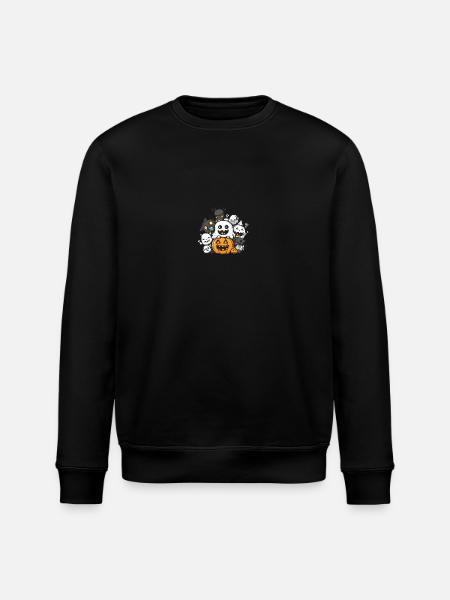 Halloween Party Figurines Baby - Stanley/Stella ROLLER Unisex Organic Sweatshirt - black