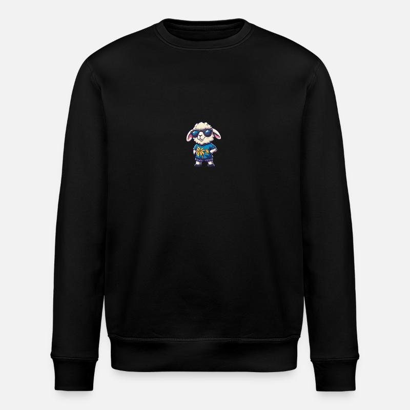 Mouton Bande Dessinée Cool Été - Sweat bio ROLLER Stanley/Stella Unisexe - noir