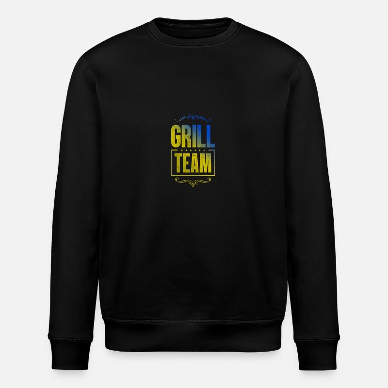 Grill Crew - Stanley/Stella Unisex Bio-Sweatshirt ROLLER - Schwarz