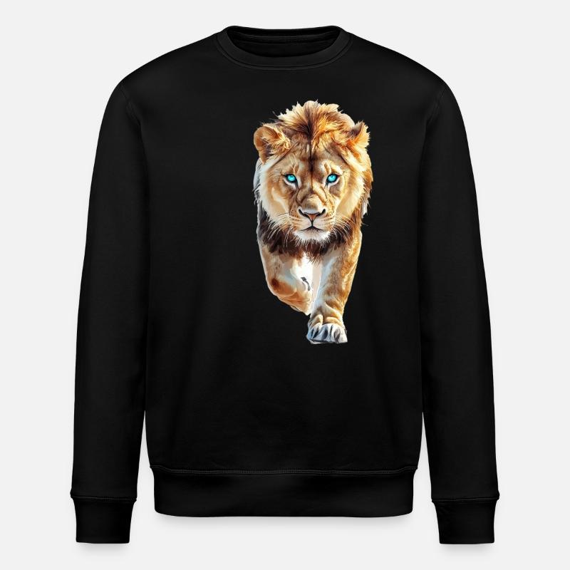 Löwe - Stanley/Stella Unisex Bio-Sweatshirt ROLLER - Schwarz