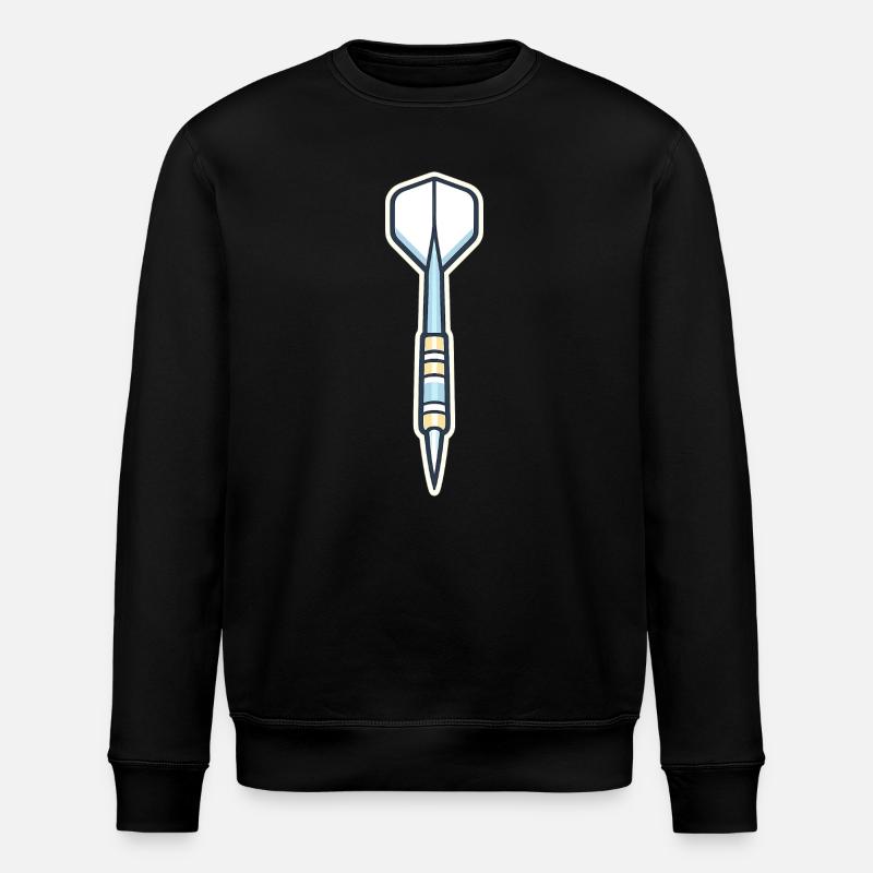 Blauer Speer-Schild Grafik - Stanley/Stella Unisex Bio-Sweatshirt ROLLER - Schwarz