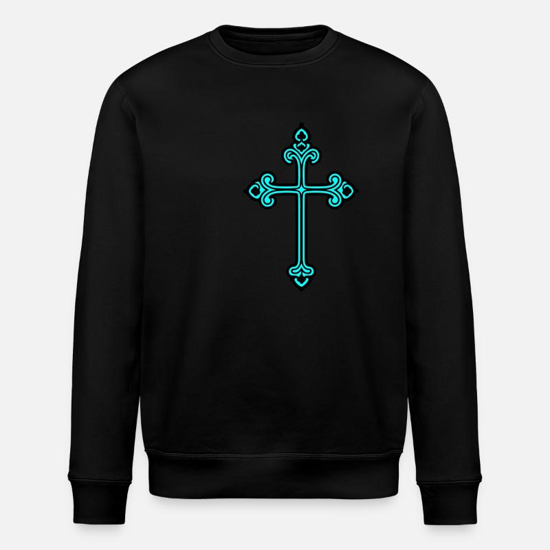 Croix Signe Foi - Sweat bio ROLLER Stanley/Stella Unisexe - noir