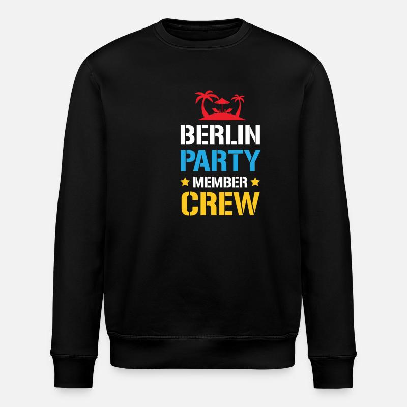 Berlin Party Crew - Stanley/Stella Unisex Bio-Sweatshirt ROLLER - Schwarz