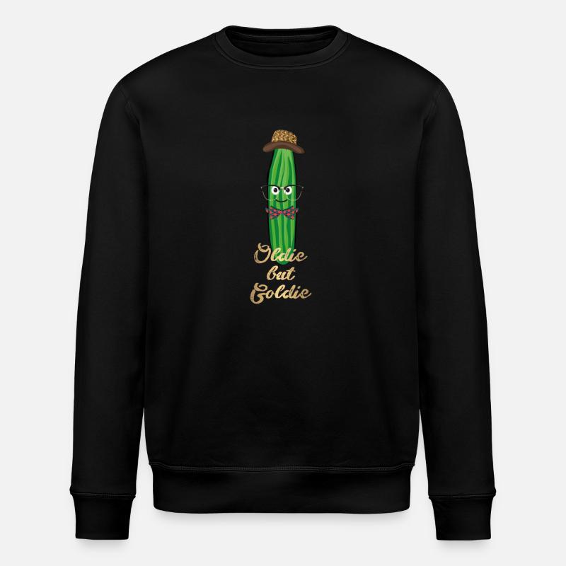 oldie but goldie,gold,oldie,oldtimer, gurke, nerd - Stanley/Stella Unisex Bio-Sweatshirt ROLLER - Schwarz