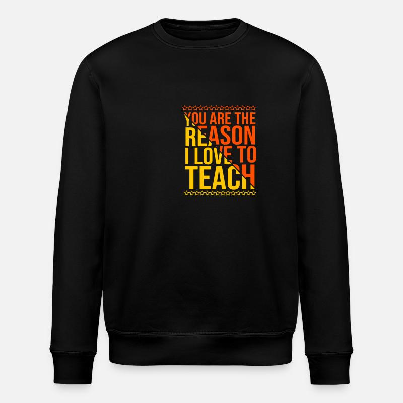 Enseignants de collège - Sweat bio ROLLER Stanley/Stella Unisexe - noir