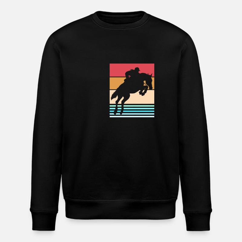 Show Jumping Show Jumping - Stanley/Stella ROLLER Unisex Organic Sweatshirt - black