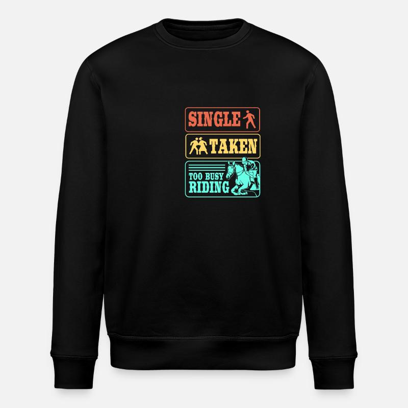 Saut d’obstacles Saut d’obstacles - Sweat bio ROLLER Stanley/Stella Unisexe - noir