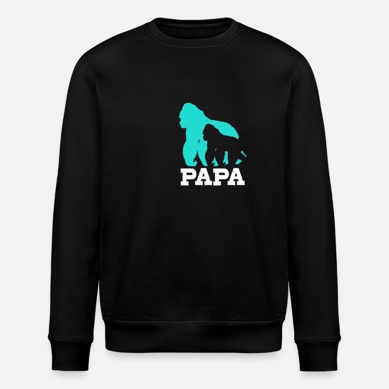 Gorilla - Stanley/Stella Unisex Bio-Sweatshirt ROLLER - Schwarz