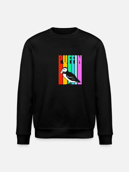 Papageientaucher Puffin - Stanley/Stella ROLLER Unisex Organic Sweatshirt - black