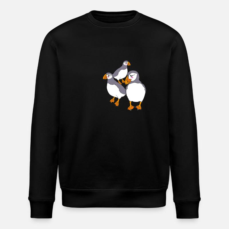 Macareux Papageientaucher - Sweat bio ROLLER Stanley/Stella Unisexe - noir