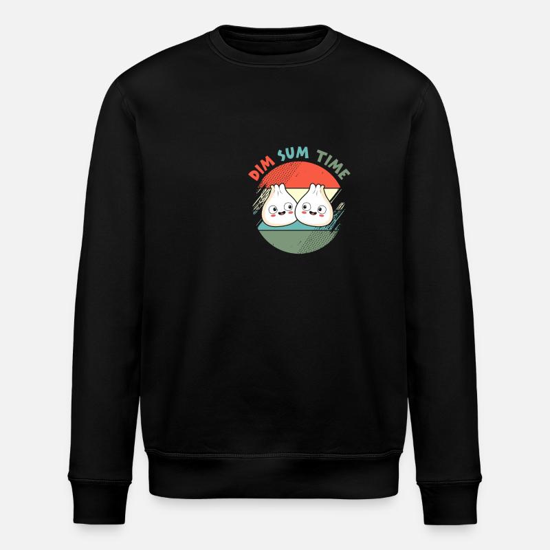 Dim sum - Stanley/Stella ROLLER Unisex Organic Sweatshirt - black