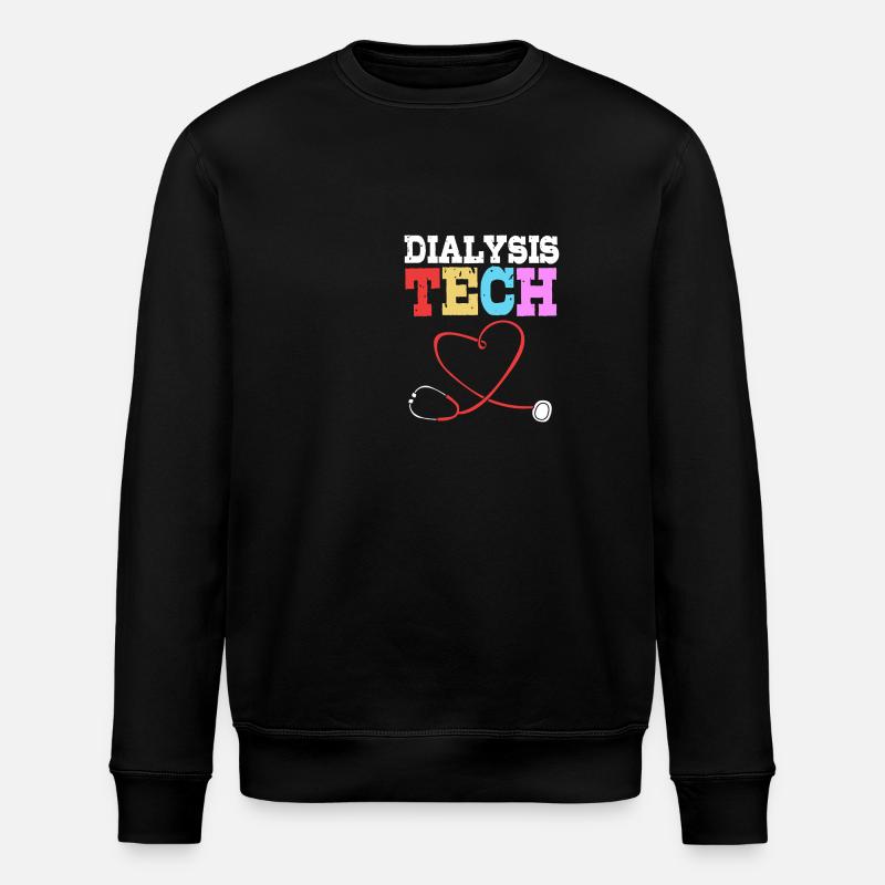 Dialyse-Techniker - Stanley/Stella Unisex Bio-Sweatshirt ROLLER - Schwarz