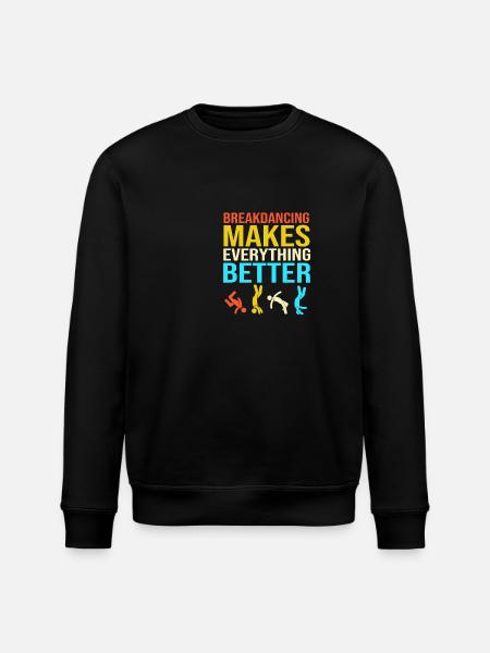 Breakdancing - Stanley/Stella ROLLER Unisex Organic Sweatshirt - black